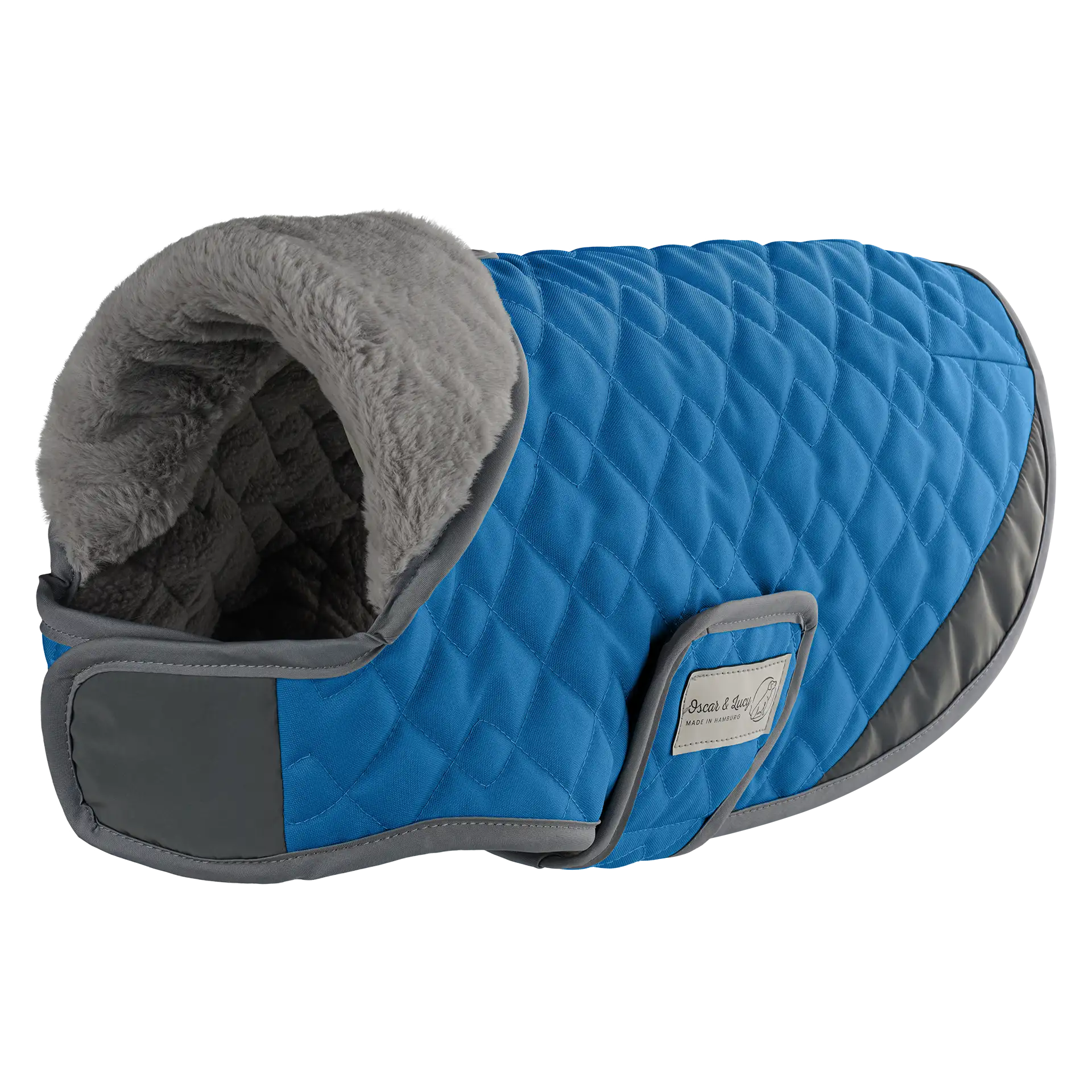 Hundemantel FINO - mit kuscheligem Innenfleece & Kunstfellkragen