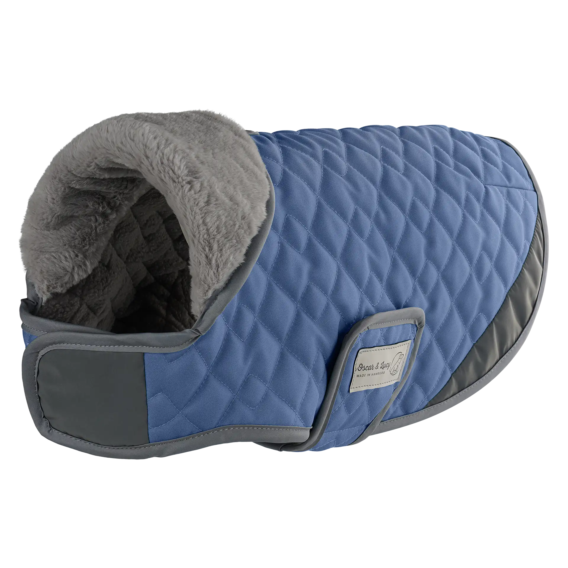 Hundemantel FINO - mit kuscheligem Innenfleece & Kunstfellkragen