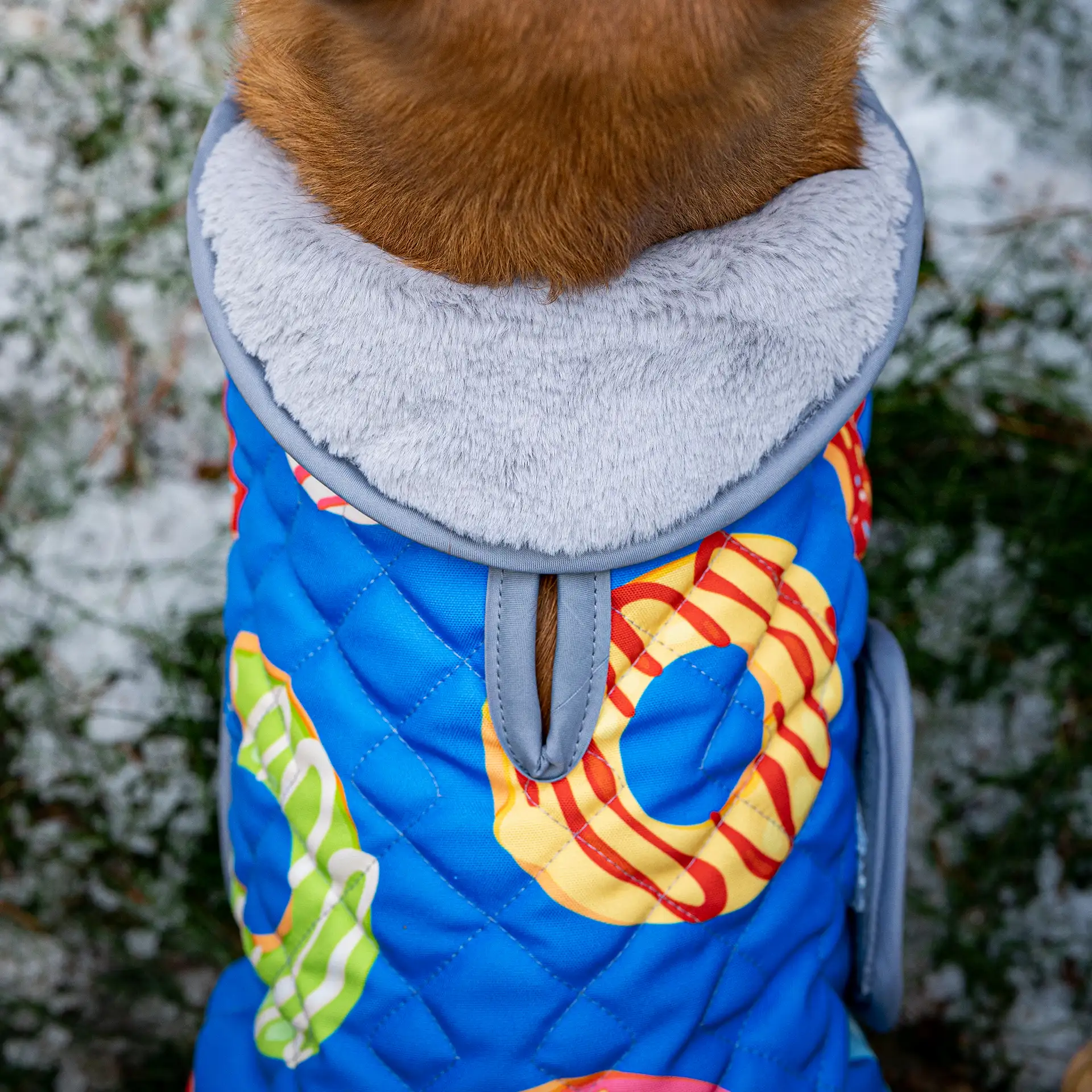 Hundemantel FINO - mit kuscheligem Innenfleece & Kunstfellkragen